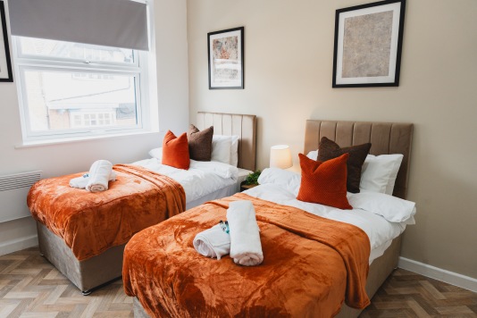 two single beds 
