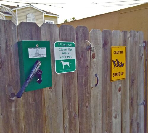 You pick up after your dog, but we'll supply the baggies!