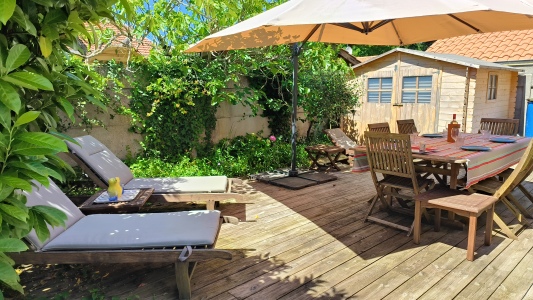 Terrasse et jardin intime 