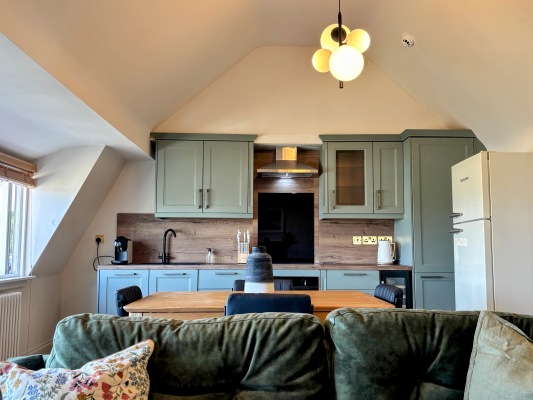 View into Kitchen from lounge