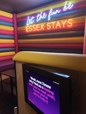 Lucky Voice Karaoke Room, fully soundproofed. 