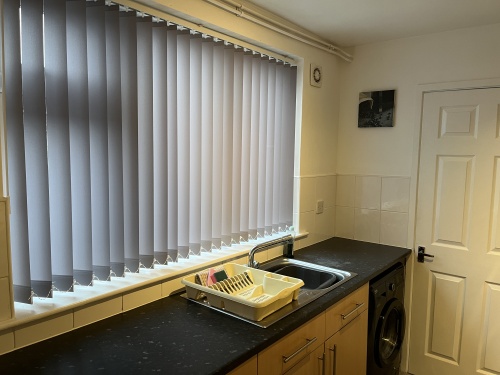 Clean modern family kitchen