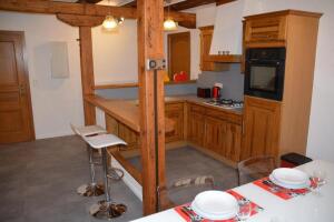 Vue sur cuisine ouverte