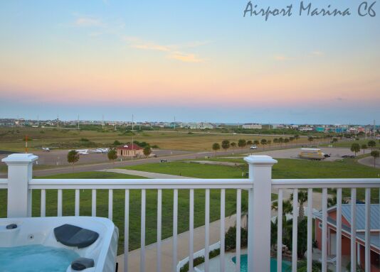 Mustang Island Airport is close, you can watch small aircraft come and go