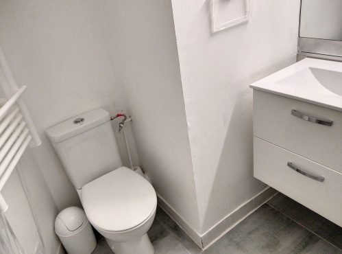 salle d'eau avec toilettes