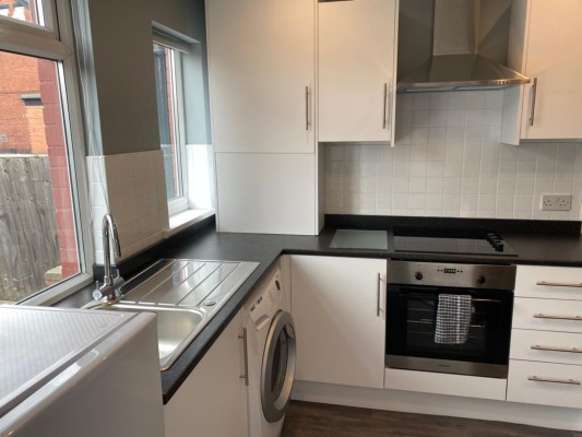 Modern kitchen freshly refurbished