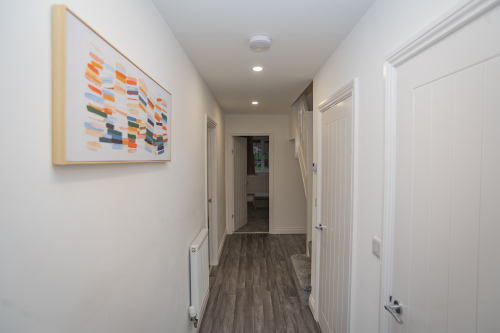 Bright, welcoming hallway that creates a warm first impression as soon as you arrive.