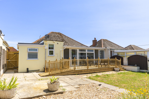 Accessible Decking in the south facing garden