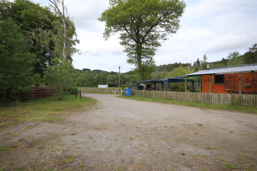 looking towards site entrance