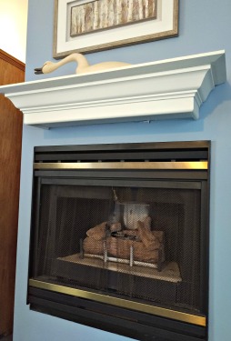 Birch Room #2 Gas Fireplace and Mantel