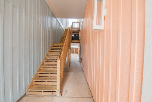 Breezeway is shared by neighbor