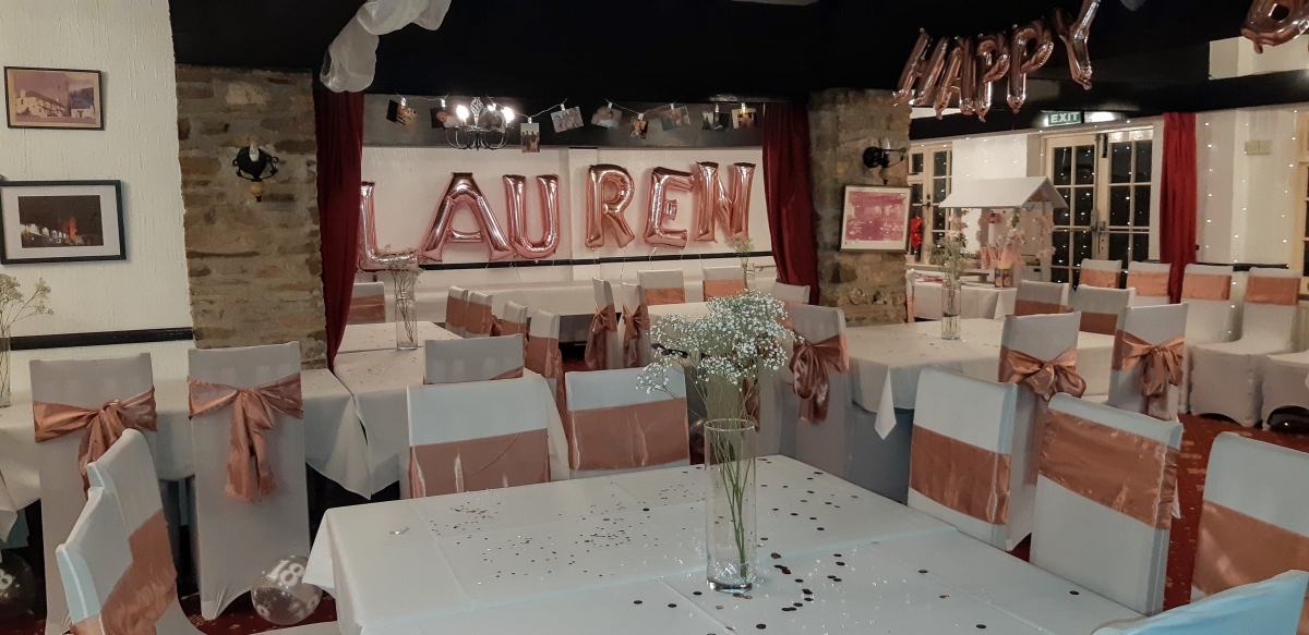 What Lauren said about her 18th birthday party at The Weary Friar Inn: