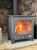 Woodfired log burner