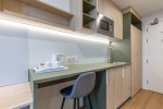 Standard Single Room Kitchenette and Dining