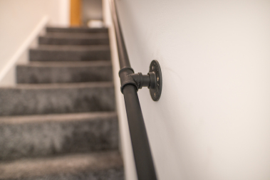 Harbour Heights has two flights of steep stairs internally