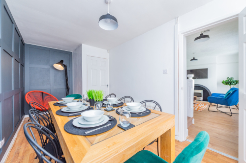 Dining room seating up to 8