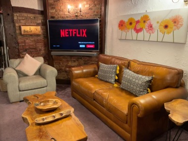 Living Room with Netflix TV