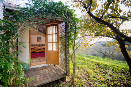Small Yurt ~ entrance