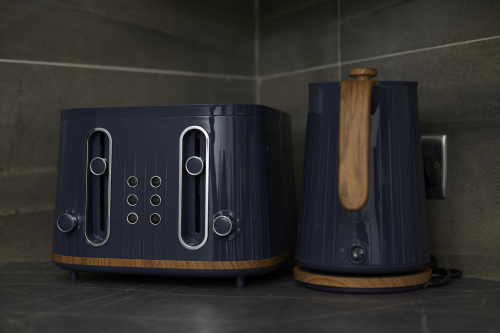 Modern kitchen space perfect for preparing home-cooked meals.