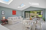 Cedar cottage - relax in the open plan kitchen diner with views onto the lovely garden