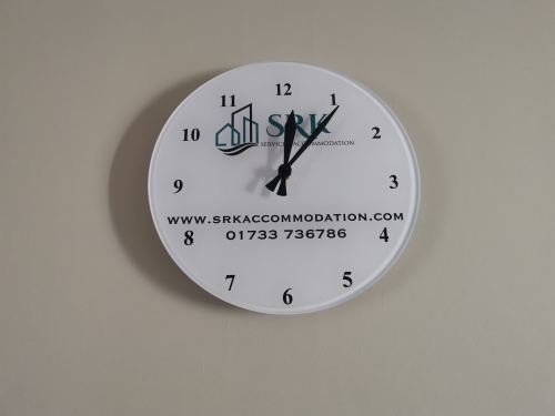 SRK Serviced Accommodation - Clock with attention to detail to tell us about your requirements