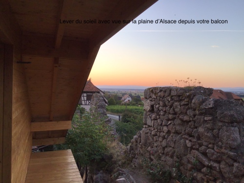 Vue sur la plaine d'Alsace