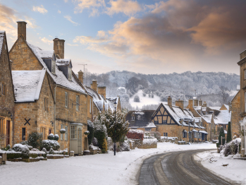 Snow in the Cotswolds