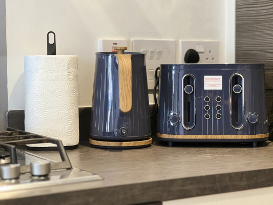 Enjoy the flexibility and comfort of cooking in your own private kitchen.