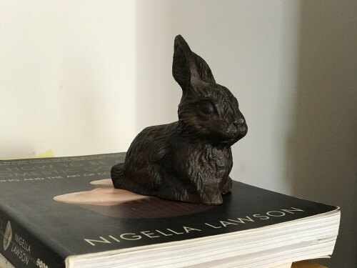 Détail mignon lapin et cook book