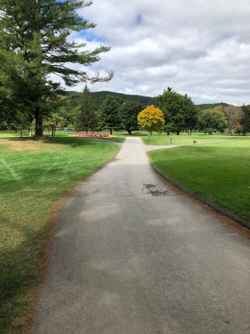 Enjoy a leisurely walk on the Old White Golf course trail