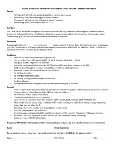 Pirates Bay community guidelines