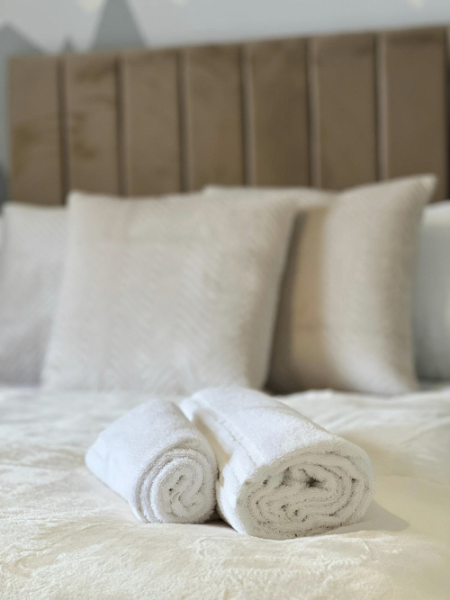 Enjoy restful nights in a well-appointed bedroom.