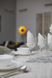 Clean and functional kitchen designed for convenience and ease.