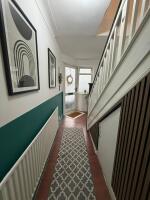 This photo represents the communal hallway of the house