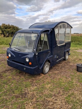 Electric truck to assist disabled guests around the farm