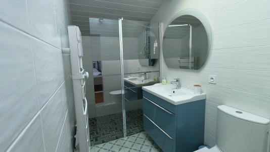 salle d'eau privative - chambre 2