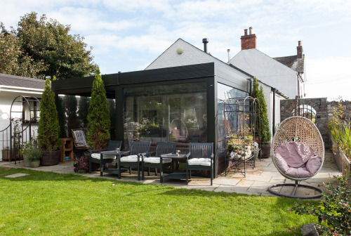 Extensive private back garden with seating areas