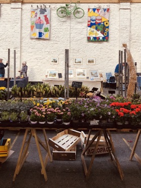 Art and Craft by local artists for sale at the historic South Molton Pannier Market on Thursday and Saturday mornings.