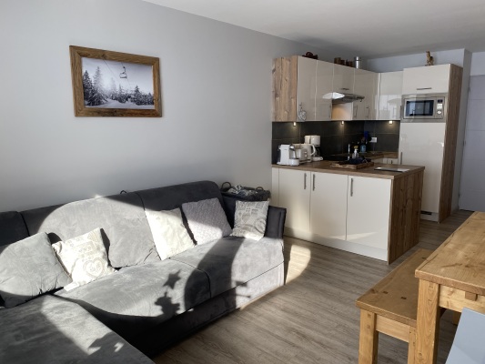 Grand canapé et sa méridienne pour la détente