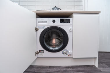 Washing machine provided for easy laundry during longer stays — practical, home-from-home facilities to keep you comfortable.