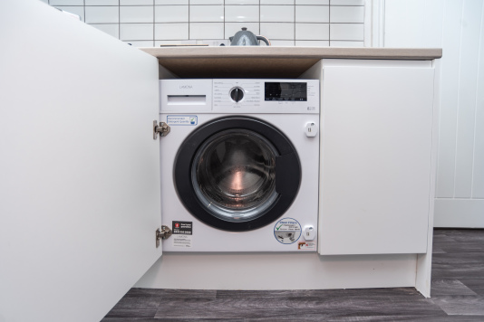 Washing machine provided for easy laundry during longer stays — practical, home-from-home facilities to keep you comfortable.
