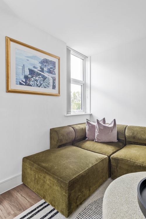 Beautiful comfortable modular sofa 