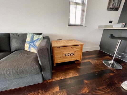 Children's Toy Box in Living Room 