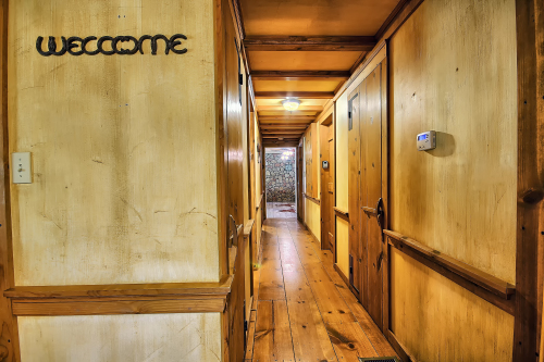 Hallway Sign, The Western Lodge, Main Level