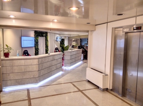 Hall et reception de la Résidence Graziella