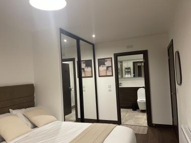 Bedroom 2 with Double wardrobe with mirror