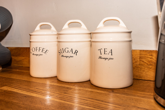 Our properties come well equipped with Tea Coffee and Sugar, along with Filter Coffee and Milk provided.