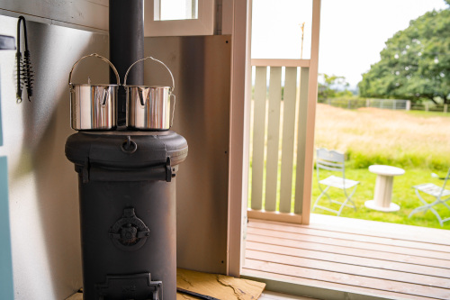 Log burner perfect for cosy nights in.