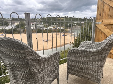 Terrace View of Aberporth Beach 