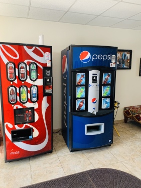 Vending machines available